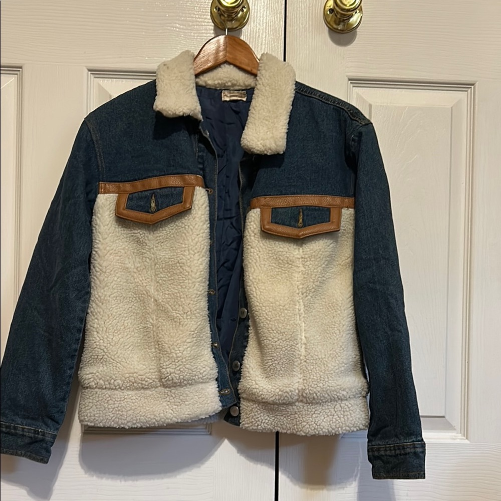 Denim and Sherpa Jacket